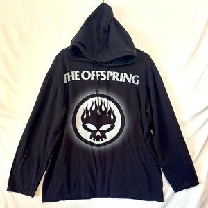 ROCK YEAH The Offspring Black Hoodie Size Large